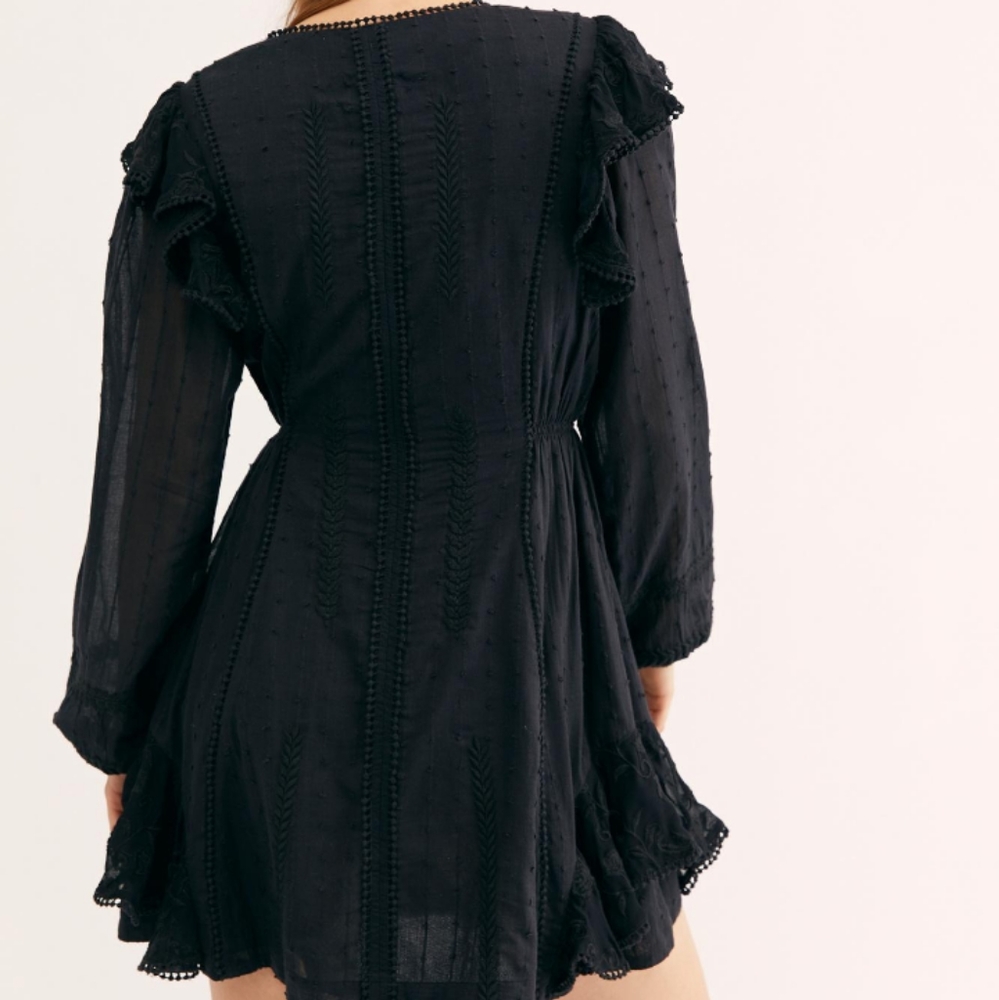 Free People Isabella dress embroidered size 6